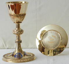 Antique French Gothic Chalice